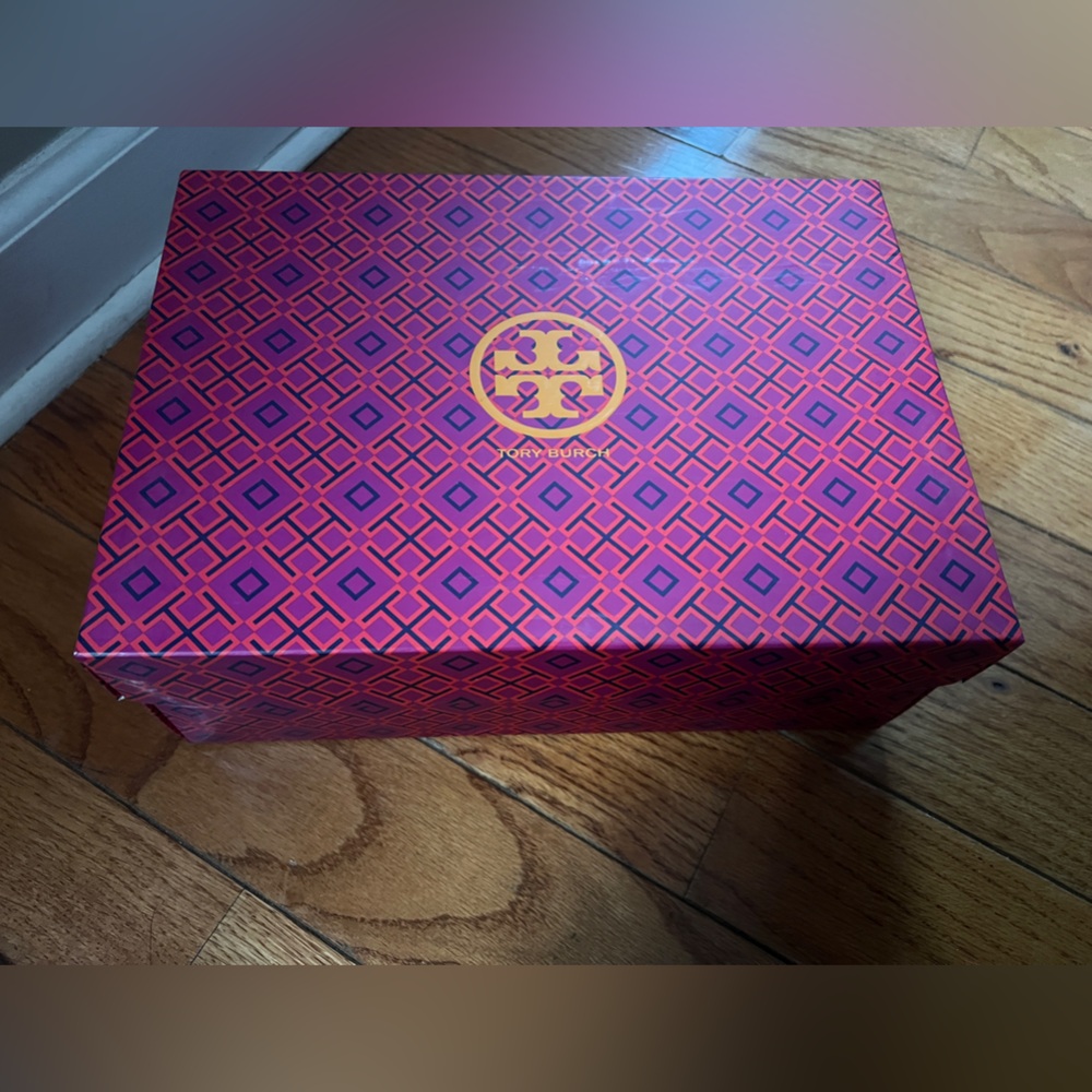 Tory Burch Women’s Leather Wedge Sandals size 11 Black with Box - Picture 2 of 8